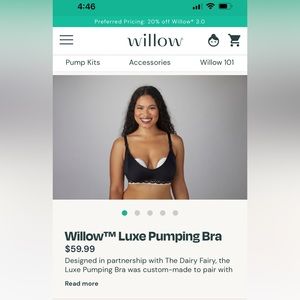 Willow™ Luxe Pumping Bra